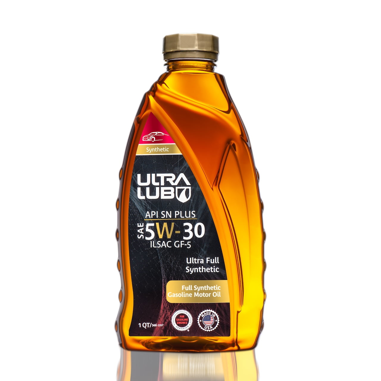 Ultra1Plus SAE 5W30 Full Synthetic Motor Oil API SN ILSAC GF5 Quart