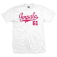 thumbnail image 1 of Impala 61 Script Jersey T-Shirt 1961 Lowrider Ladies Womens Mens, 1 of 2