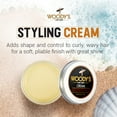 thumbnail image 3 of Woody's Flexible Hair Styling Cream for Men, Soft Hold & Shine, Curly Hair Products 3.4 oz, 3 of 7