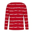 thumbnail image 3 of XFLWAM Womens Long Sleeve T Shirt V Neck Loose Fit Soft Waffle Knit Thermal Tops, 3 of 4