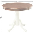 Antique Modern Kitchen Round Dining Table Top with Pedestal Base 36x36