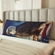 thumbnail image 2 of Balery Night Sky Bald Eagle Funda Protectora para Almohada Corporal de Algodón Hipoalergénico con Cierre(55 x 21 pulgadas), Almohadas No Incluidas, 2 of 7