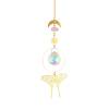 thumbnail image 2 of Crystal Wind Chime Prism Catchers Ornamento Decoración del jardín del hogar (Polilla) Wdftyju Para estrenar, 2 of 7