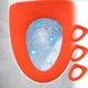 thumbnail image 4 of Cojín Universal para Asiento de Inodoro, Tejido, Lavable en Verano, Forma O, Naranja, 4 of 6