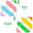 thumbnail image 3 of OULII Landscape Edging Border Picket Fence Multi Colored Wooden For Fairy Gardens 1Set, 3 of 8