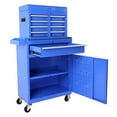 thumbnail image 4 of M optimized 5-Drawer Rolling Tool Chest with Drawers Wheels Adjustable Shelves Tool Storage Cabinet Organizer for Workshop Garage, 4 of 9