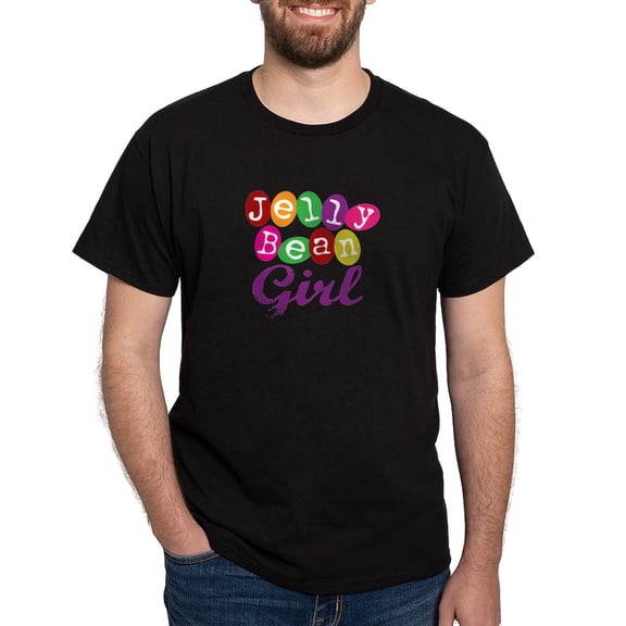 CafePress - Jelly Bean Girl Dark T Shirt - Men's Classic Graphic Cotton T-Shirt