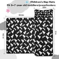 thumbnail image 5 of Black Halloween Ghosts and Bats Toddler Nap Mats for Kids Preschool,51"x22" Sleeping Mat Bag or Kids,Toddler Sleeping Bag,Toddler Nap Mat or Daycare, 5 of 6