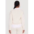 thumbnail image 5 of Women's Graphic Detail Layered Look Shirt Collar Sweatshirt, 5 of 5