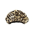 thumbnail image 2 of KISS Colors & Care Silky Satin Reversible Shower Cap - Leopard, 2 of 5