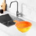 thumbnail image 4 of sruoe Kitchen Draining Basket, Colander Bowl, Draining Basket for Bowl, Holdhand Drain Basin Baskets, Drainage Basket, Efficient Vegetable Washing, Fruit Rinsing Drain Basket, Plastic, 4 of 5