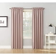 thumbnail image 4 of Sun Zero Barrow Collection Rod Pocket Room Darkening Panel, 54" x 84"-1, Blush Pink, 4 of 7