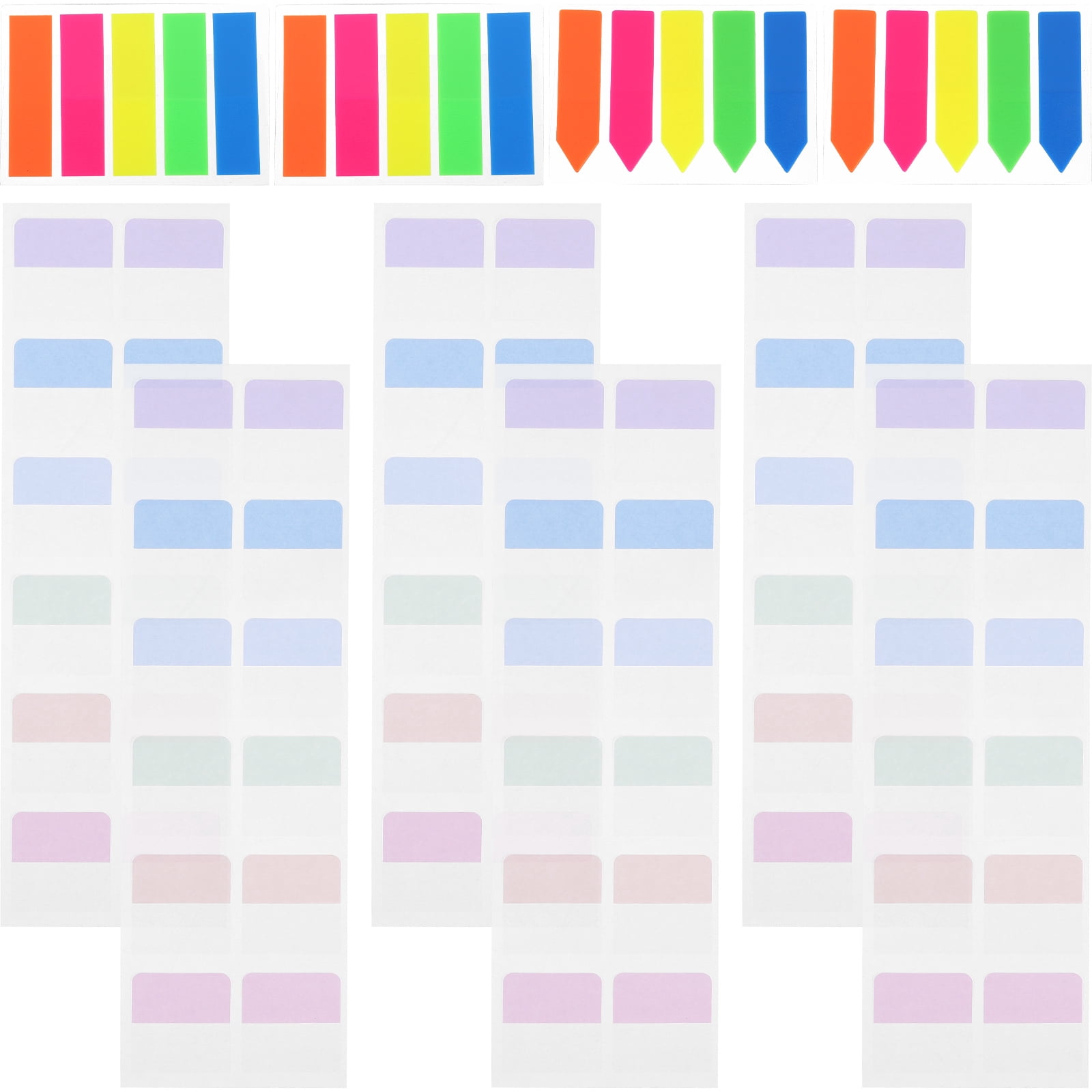Raindrops 3200 pcs  Page Markers Page Stickers Index Tabs Index Flag Writable Tabs Reading Strips
