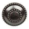 thumbnail image 4 of GlideRite 1-3/8 in. Round Double Ring Beaded Cabinet Knob, Brushed Pewter, Pack of 10, 4 of 5