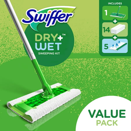 Swiffer Sweeper Starter Kit (1 Mop, 19 Refills)