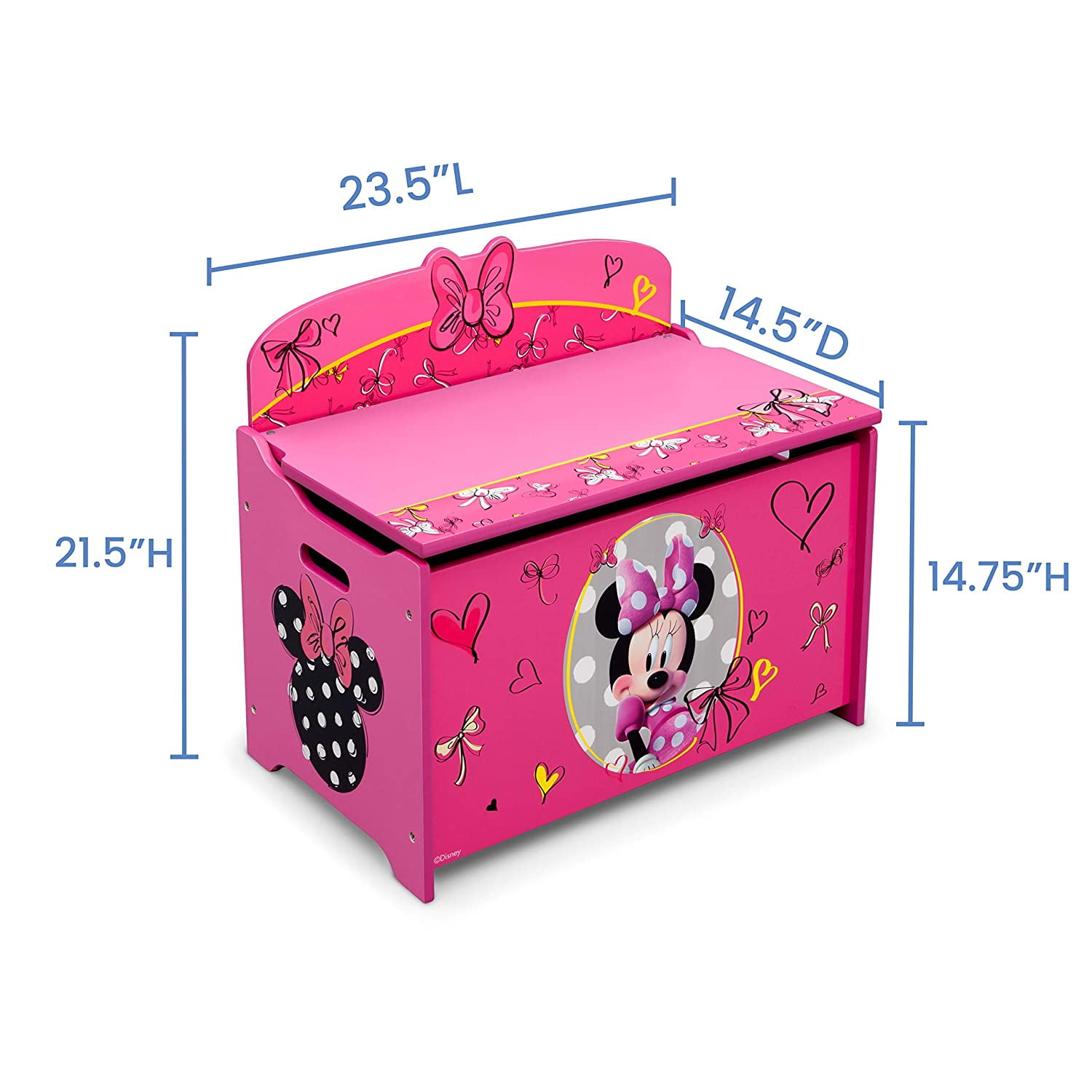 minnie mouse toy box