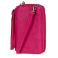 thumbnail image 3 of MUNDI Jacqui Vegan Leather RFID Women's Crossbody Cell Phone Purse Holder Wallet, 3 of 6