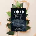 thumbnail image 4 of Koyal Wholesale Celestial Moon Phase Wedding Thank You Place Setting Cards for Table Reception, Dinner Plates, 56-Pack, 4 of 5