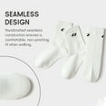 thumbnail image 5 of Balabala Girls Ruffle Crew Socks, 3-Pack Mixed Fabric Socks, Seamless Cute Kids Socks for Everyday Wear (3–11 Years), 5 of 6