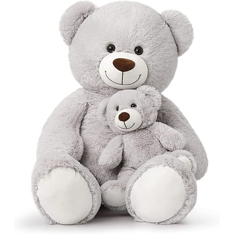 Giant teddy best sale bear grey