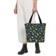 thumbnail image 5 of Fotbe Dinosaur Bolsa de Playa con Estampado, Bolsa de Hombro, Bolsa de Mano Espaciosa, Bolsa de Viaje Ligera, Bolsa de Compras Versátil, 5 of 6