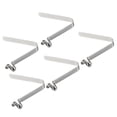 thumbnail image 1 of Uxcell 10.5x7.5mm Kayak Paddle Snaps Hollow Button Single Pin Lock Tube Spring Clips for Tent Pole, 5 Pack, 1 of 6