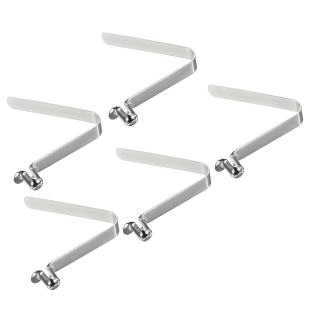 Uxcell 10.5x7.5mm Kayak Paddle Snaps Hollow Button Single Pin Lock Tube Spring Clips for Tent Pole, 5 Pack
