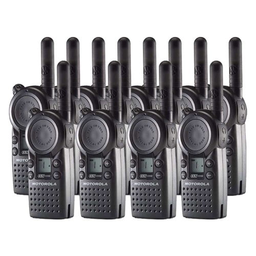 Motorola CLS1110 (12 Pack) Professional 2Way Radio / 2 Mile Range