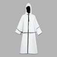 thumbnail image 2 of GDREDA Chapeaux pour Femmes Unisexe Robe à Capuche Unie Blanche,P, 2 of 4