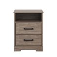 thumbnail image 1 of Prepac Table de nuit Rustique Ridge blanche à 2 tiroirs, 16,25"P x 18,75"L x 24,5"H, 1 of 7
