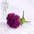 thumbnail image 6 of TINGXIN 10 Bundles Artificial Dandelion Plants Bouquet Purple for Wedding Home Hotel Decor - Dandelion Plants, Artificial Dandelion Bunch, 6 of 9