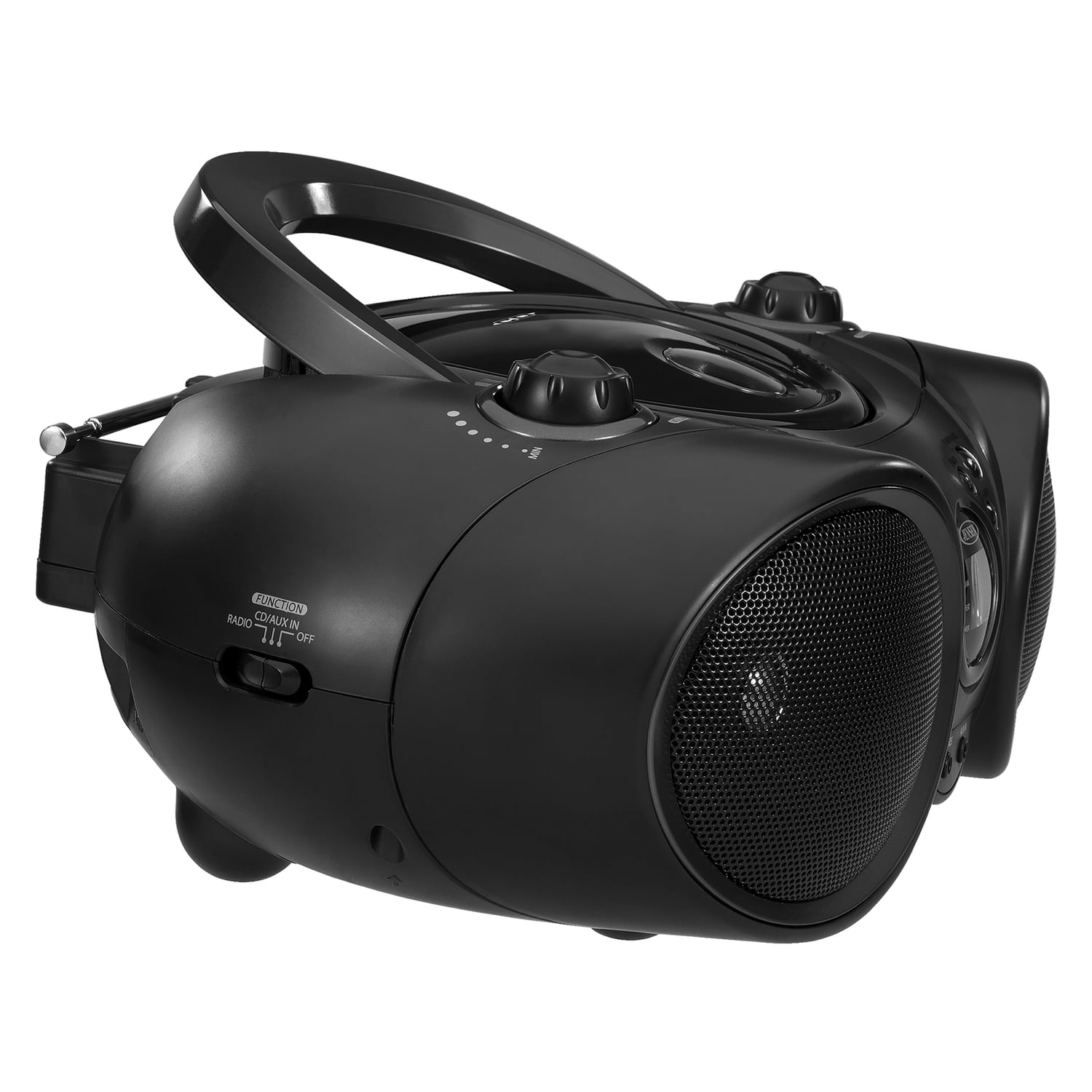Jensen CD-490-BK 3-Watt RMS Portable Stereo CD Player with AM/FM Stereo Radio (Black)