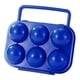 thumbnail image 2 of Porta huevos portátil para acampar, dispensador de huevos, caja protectora para el transporte de huevos Azul, 2 of 9