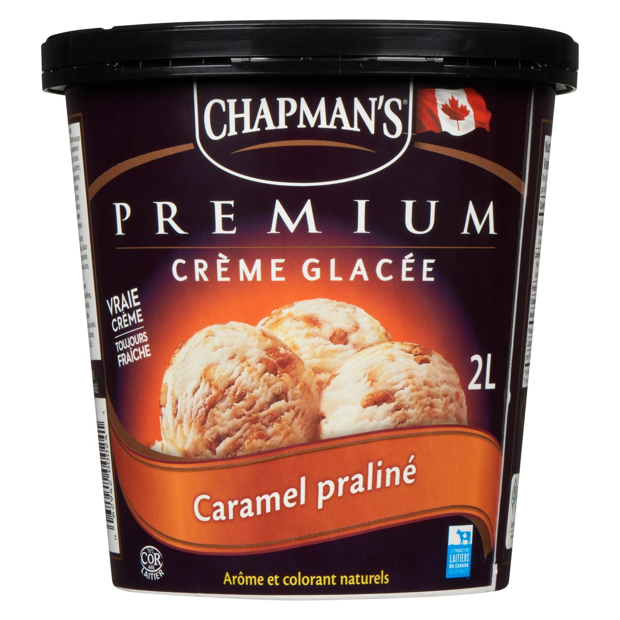 Chapman's Premium Caramel Praline Ice Cream in a Tub, 2L
