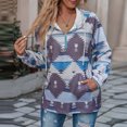 thumbnail image 4 of Sudadera Para Mujer Sudaderas Con Cuello Redondo Moda Otoño Ocio Manga Larga Estampado Con Capucha Tops Odeerbi ODB132975, 4 of 9