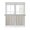 Tan White, variant on Light Blue White Leaves Kitchen Curtains 54 Inches length, Spring Pastoral Rustic Botanical Window Treatment Curtain Drapes, Thermal Insulated Drapes for Basement Hotel RV, 42"x54", 2 Panels
