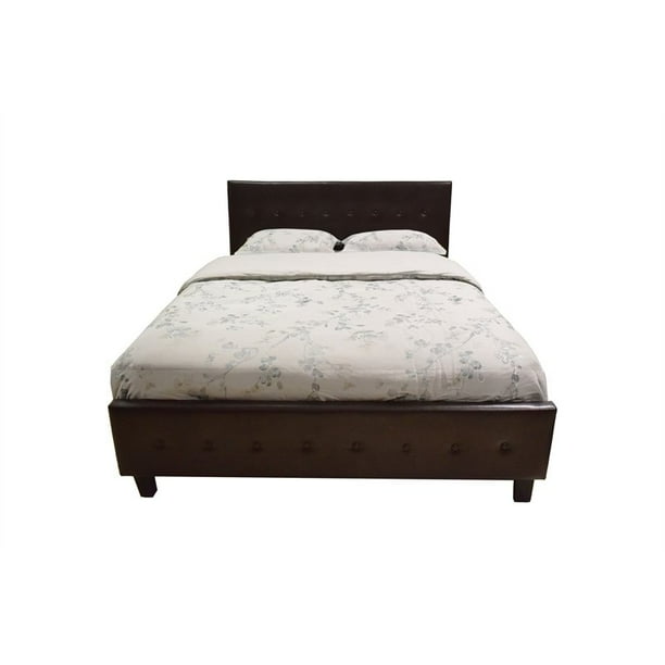 A queen headboard is the perfect finishing touch to your bedroom. galaxy home sita contemporary upholstered queen size wood bed with led lights in headboard in espresso brown