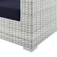 thumbnail image 6 of Modway Convene Outdoor Patio Loveseat in Light Gray Navy, 6 of 8