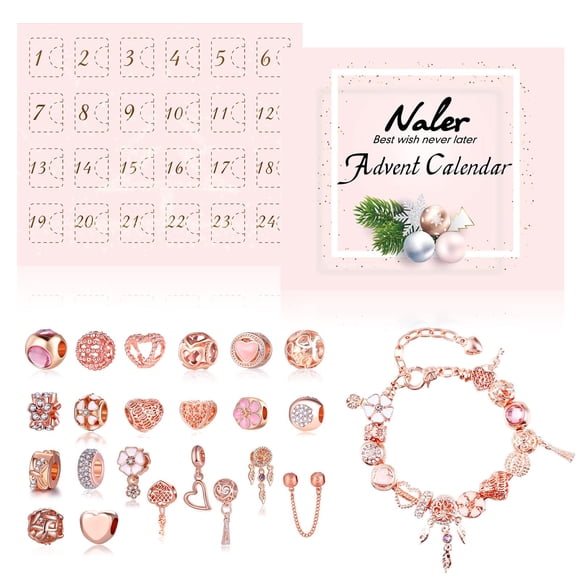 Calendario de Adviento Naler Christmas Jewelry 2024 para mujer