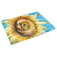 thumbnail image 2 of MKHERT Watercolor Bright Golden Sunflower with Honey Bee Painting Doormat Rug Home Decor Floor Mat Bath Mat 30x18 inch, 2 of 3