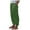 Green, variant on Huesdet Womens Casual Cotton Linen Pants Lightweight Summer Relax Fit Elastic Waist Straight Leg Plus Size Solid Lounge Long Trousers(Beige,3XL)