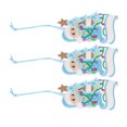 thumbnail image 2 of Máscara De árbol De Navidad Colgante De Mu?eco De Nieve, PVC 3 Piezas Colgante De árbol De Navidad DIY Embalaje Exquisito Fácil De Colgar Hermosa Caja Fuerte Para Navidad ANGGREK Ocean Broad Surfboard Fins, 2 of 8