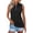 Black, variant on Women's Sleeveless Zip Front Top, Collared Casual Summer Blouse for Work, Daily Wear, and Hot Weather, Easy On and Off Design-Yellow