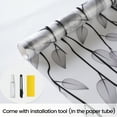 thumbnail image 6 of DKTIE The Sunshade Window Film Decorated with Black and White Branches Can Resist Ultraviolet Rays, Prevent Static Electricity, and Resist Heat. It Is Also Detachable, 17.7"x78.7", 6 of 9