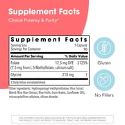MethylPro 7.5mg L-Methylfolate - Professional Strength Active Methyl Folate, 5-MTHF Supplement for Mood Support & Homocysteine Methylation - Gluten-Free with No Fillers (90 Capsules)