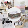 thumbnail image 4 of Storage Box Foldable Storable and Easy to Assemble 15.75x10.63x6.96 Inches Open Home Storage Bins Closet Storage Bins Magical Christmas Turtle, 4 of 8
