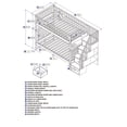 thumbnail image 5 of Lit Superposé Columbia avec Escalier, Simple sur Simple, Multicolore, 5 of 5