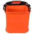 thumbnail image 4 of Seau de Pêche Pliable en EVA Forme Carrée avec Évent Outil de Rangement pour Sports Extérieurs, 4 of 4