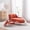 Red, variant on Newest 58" Chaise Lounge Chair with Left Armrest & Lumbar Pillow, Chenille Upholstered Recliner with Pocket Springs, Beige