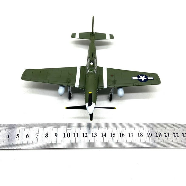 1/72 Military WW2 P-51B Mustang Fighter Attack Plane Model
